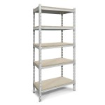 Regał metalowy wtykowy 5 - półkowy 800 x 2005 x 1000 mm Jotkel  23827