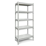 Regał magazynowy z półkami z płyty laminowanej 1000 x 2005 x 400 mm Jotkel  23863