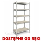 Regał metalowy wtykowy 5 - półkowy 1200 x 2005 x 600 mm Jotkel 23837_D
