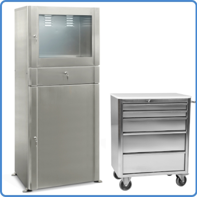 meble ze stali nierdzewnej