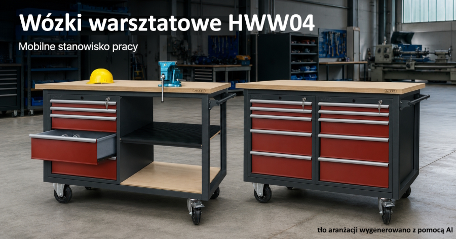 Duże wózki warsztatowe JOtkel